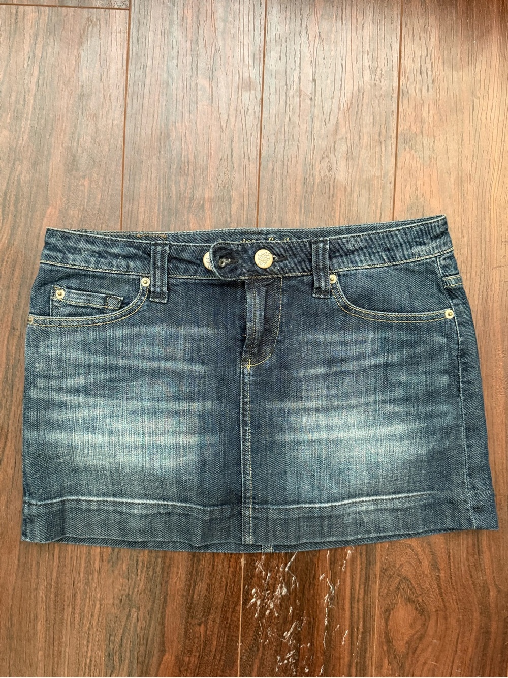 American Eagle Outfitters Dark Blue Denim Mini Skirt